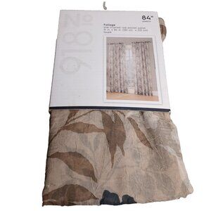 No 918 Folige Crushed Rod Pocket Panel 51" x 84" Taupe In Original Package Leave